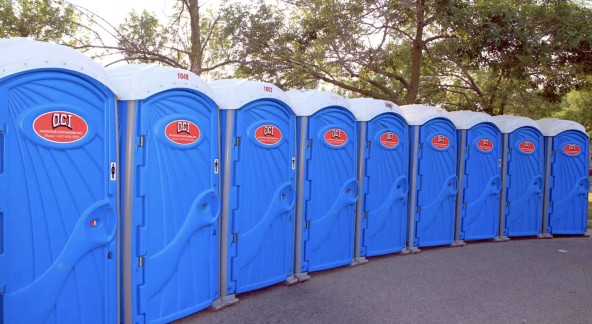 Porta potty rental units for events and construction
