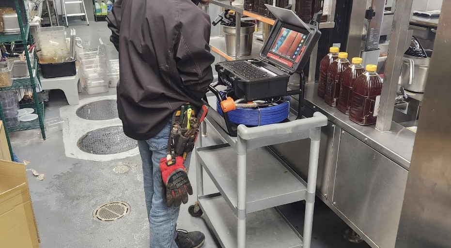 TV camera inspection of sewer and drain lines